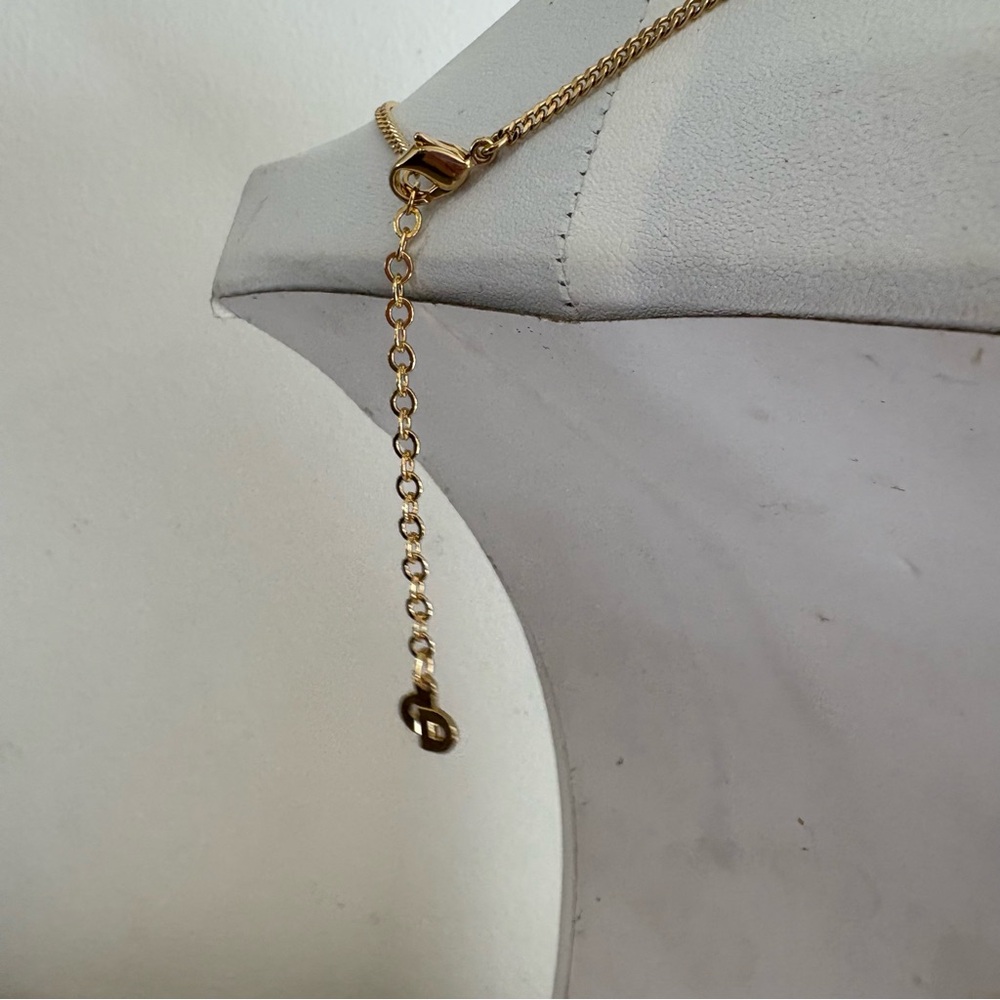 Dior Gold Necklace /w Original Box - Picture 6 of 13